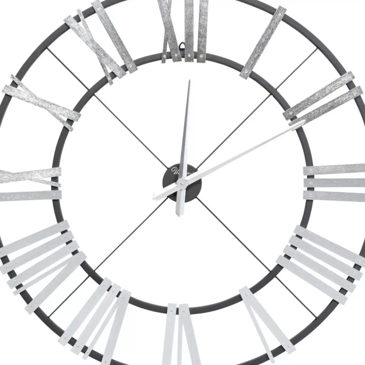 KARE Design Wanduhr Nevio Silber O95Cm- Uhren