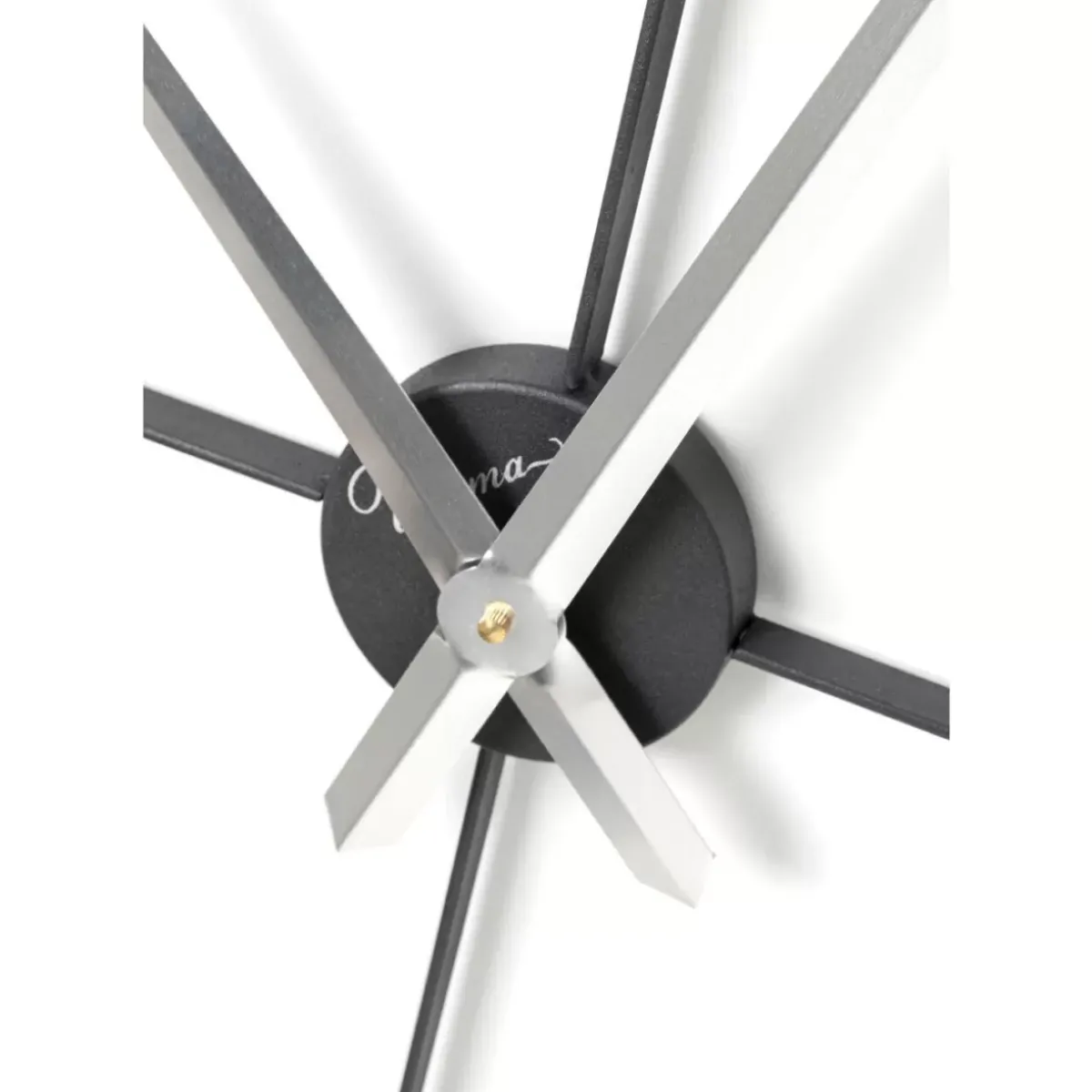 KARE Design Wanduhr Nevio Silber O95Cm- Uhren