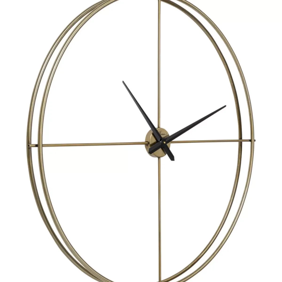 KARE Design Wanduhr Simple Pure Brass O95Cm- Uhren