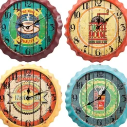 KARE Design Wanduhr Vintage Coffee Sortiert- Uhren