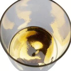KARE Design Wasserglas Electra Gold 11Cm- Geschirr & Tischaccessoires