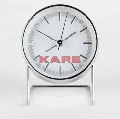 KARE Design Wecker Levin Silber- Uhren