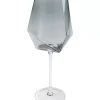 KARE Design Weinglas Diamond Smoke- Geschirr & Tischaccessoires