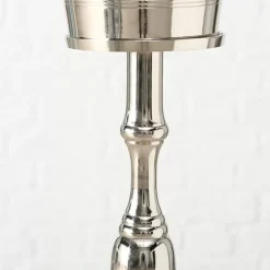KARE Design Weinkuhler Pillar Silber- Geschirr & Tischaccessoires
