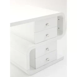 KARE Design White Club Schreibtisch Snake 150X70Cm- Tische