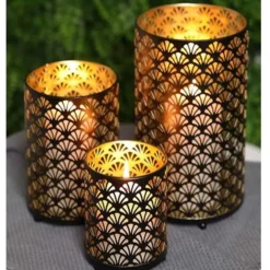 KARE Design Windlicht Moira (3/Set)- Kerzenständer & Laternen