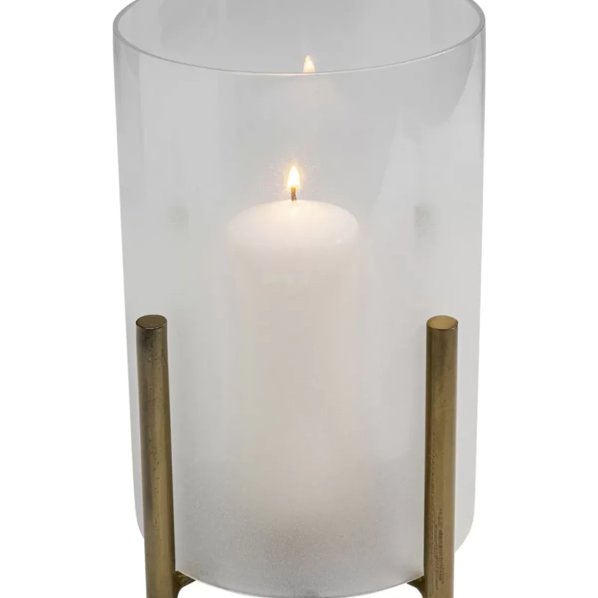 KARE Design Windlicht Pillar Steam 25Cm- Kerzenständer & Laternen