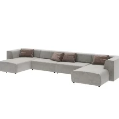 KARE Design Wohnlandschaft Infinity Malibu Grau 434Cm- Sofas & Couches