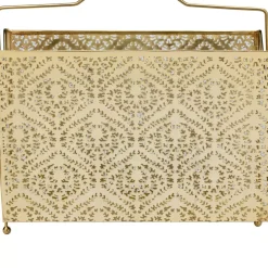 KARE Design Zeitungsständer Basket Gold Gros- Zeitungsständer